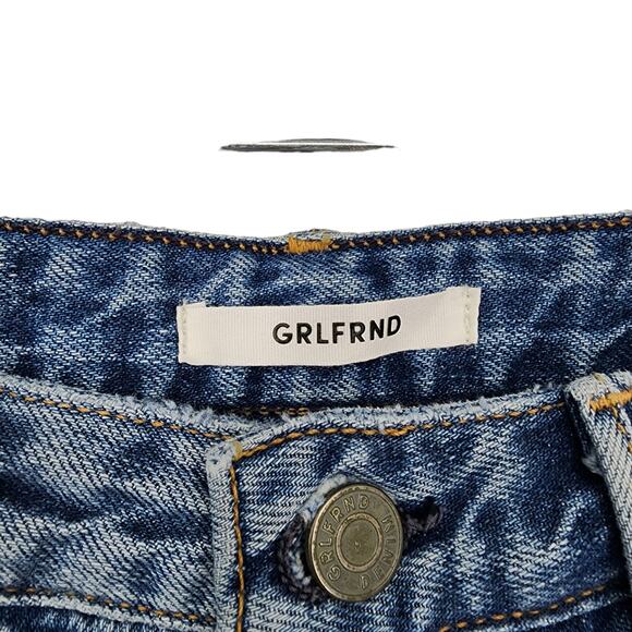 GRLFRND Carla Super High-Rise Bell Jean in Gonna Fly Now Sz 29 - Picture 4 of 7